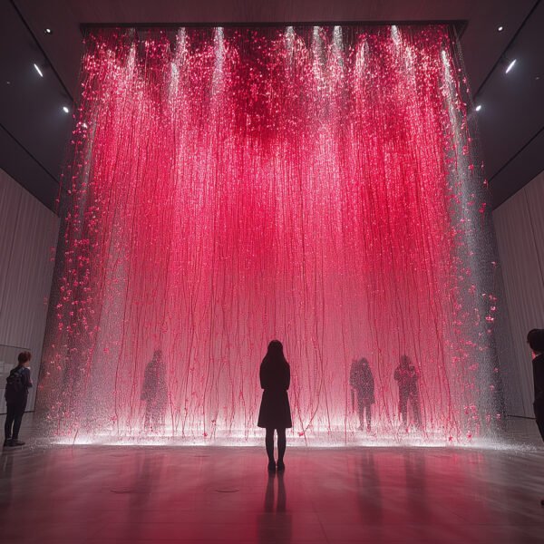 High-resolution LED display setup by Makers24 in U